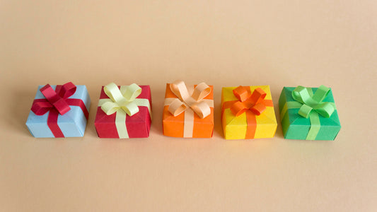 Classic Paper Gifts with Ribbons