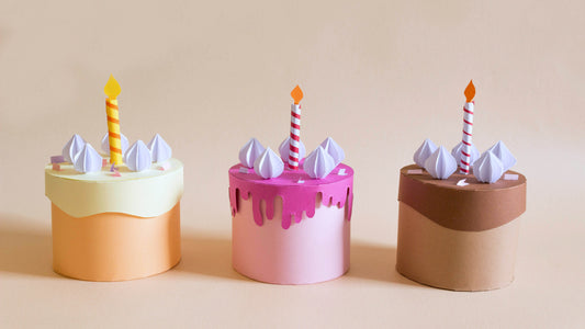 Birthday Cake Box Tutorial