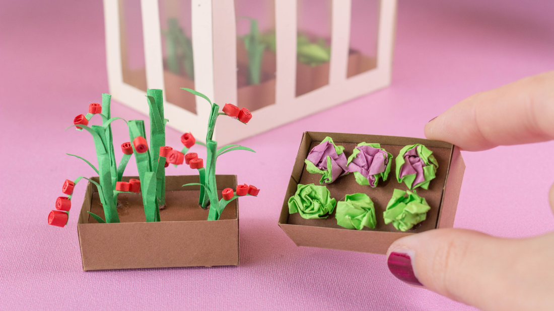 Mini Paper Vegetable Tutorial