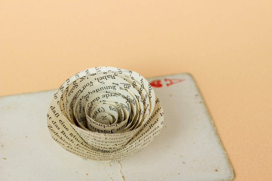 Book Page Rose Tutorial