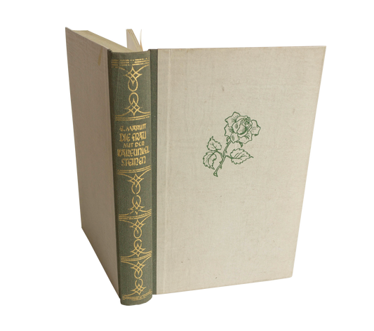 Vintage Hollow Book Safe "Die Frau mit den Karfunkelsteinen" by Marlitt